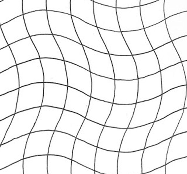 Ultimate Background Stencil - Twisted Grid